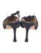 Manolo Blahnik Satin Slingback Pumps