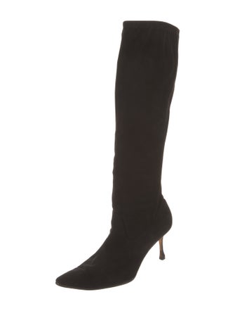 Manolo Blahnik Suede Boots