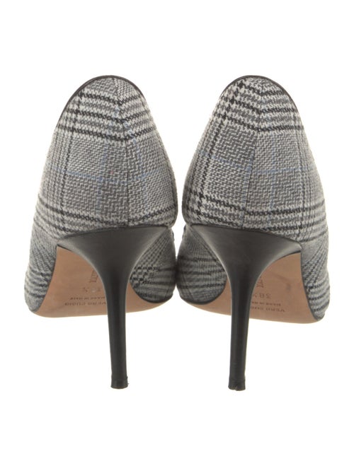 Manolo Blahnik Wool Printed Pumps