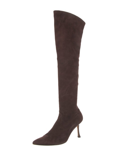 Manolo Blahnik Suede Boots