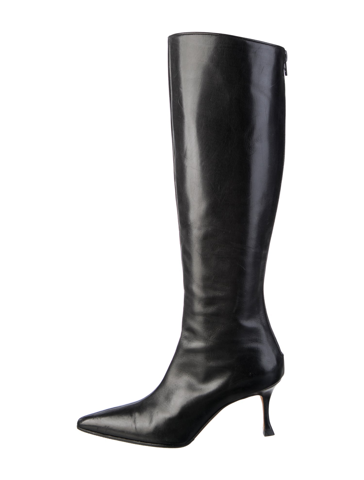 Manolo Blahnik Leather Boots