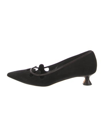 Manolo Blahnik Pumps Suede 8.5
