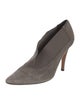 Manolo Blahnik Suede Tweed Pattern Pumps