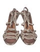 Manolo Blahnik Leather Slingback Sandals
