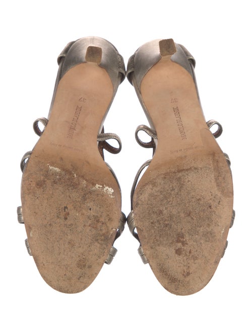 Manolo Blahnik Leather Slingback Sandals