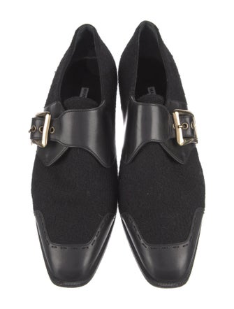 Manolo Blahnik Wool Loafers