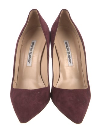 Manolo Blahnik Suede Pumps