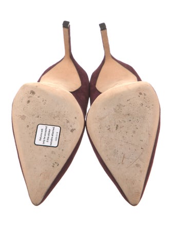 Manolo Blahnik Suede Pumps