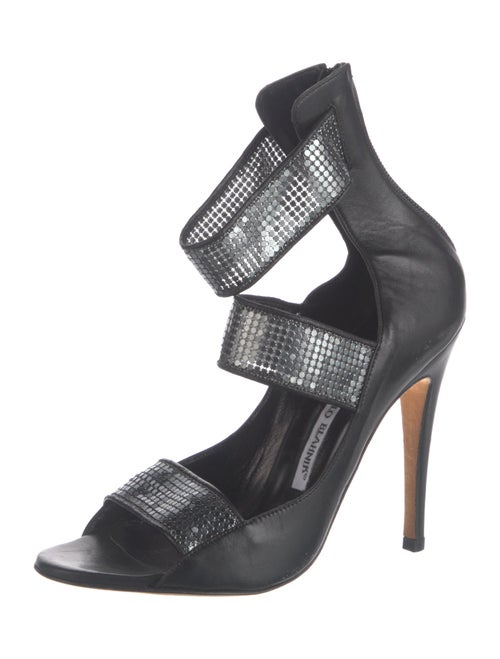 Manolo Blahnik Leather Sandals