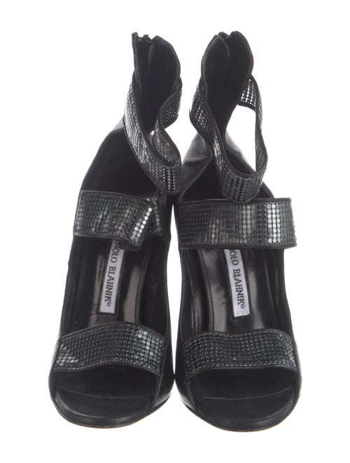 Manolo Blahnik Leather Sandals
