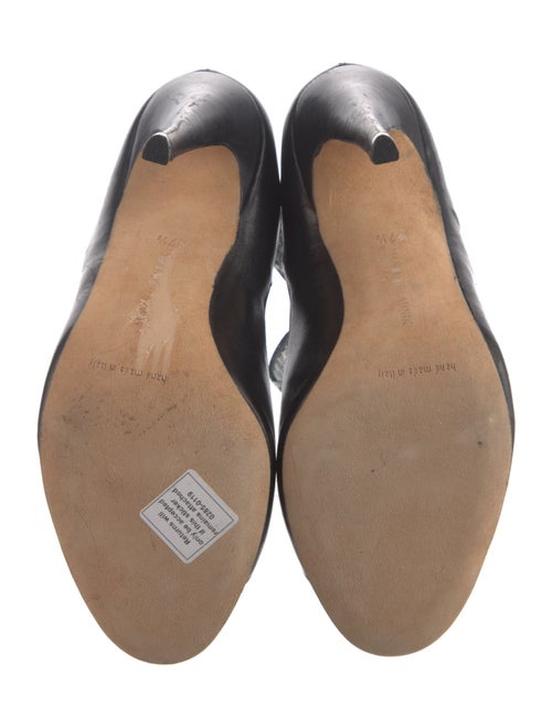 Manolo Blahnik Leather Sandals