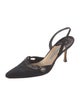 Manolo Blahnik Beaded Accents Slingback Pumps