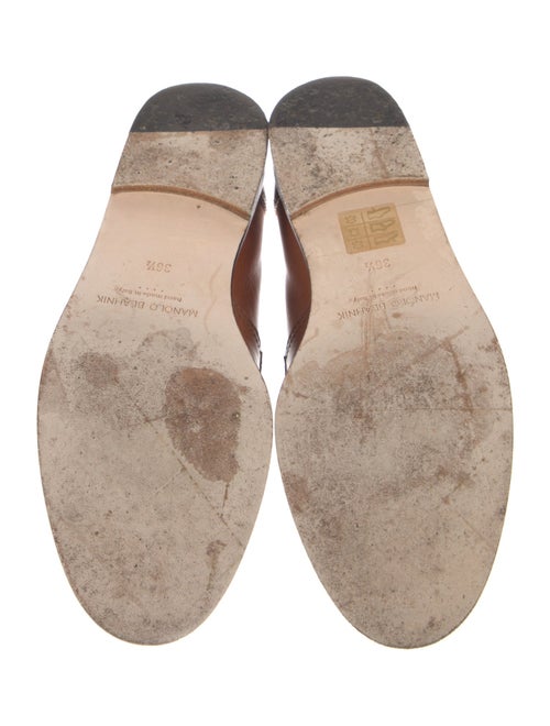 Manolo Blahnik Leather Loafers