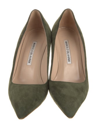 Manolo Blahnik Suede Pumps