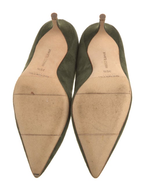 Manolo Blahnik Suede Pumps
