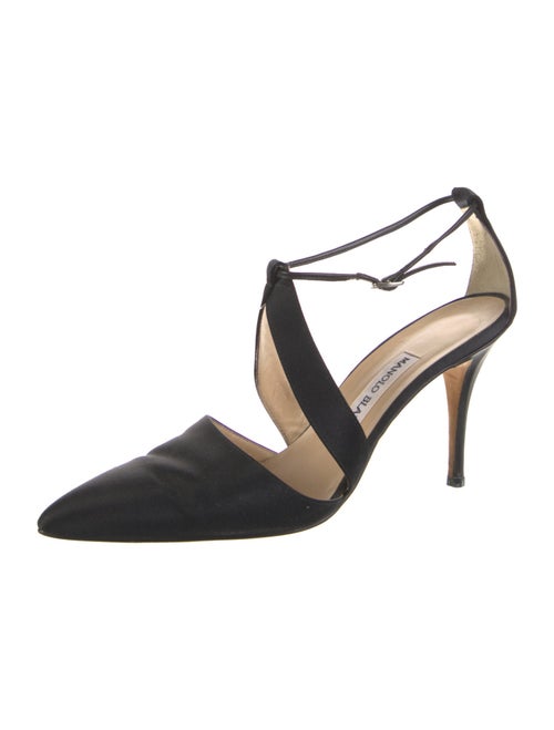 Manolo Blahnik Satin Pumps