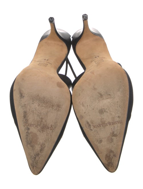 Manolo Blahnik Satin Pumps
