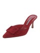 Manolo Blahnik Suede Mules