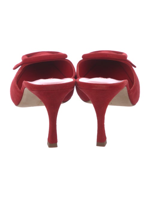 Manolo Blahnik Suede Mules