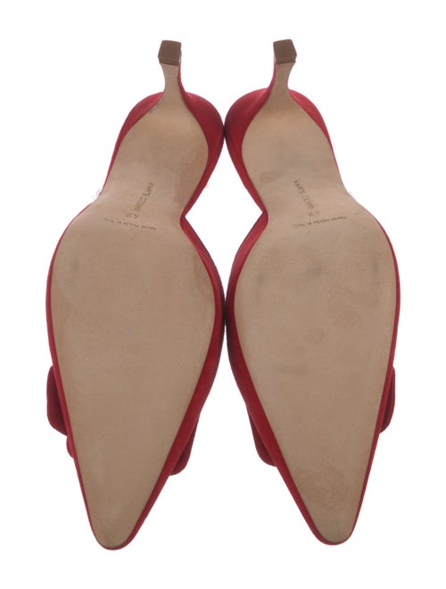 Manolo Blahnik Suede Mules