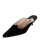Manolo Blahnik Suede Mules