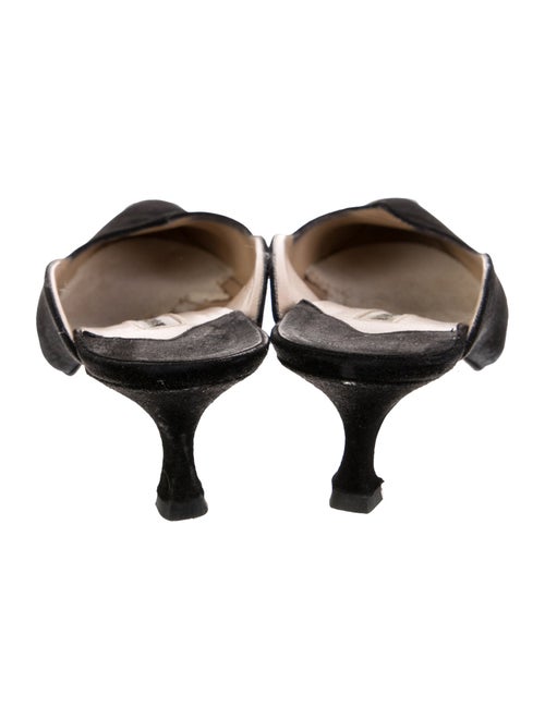 Manolo Blahnik Suede Mules