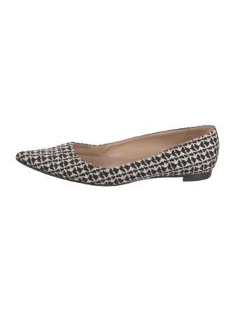 Manolo Blahnik Printed Flats