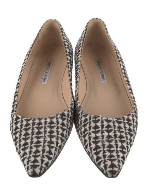 Manolo Blahnik Printed Flats