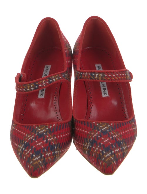 Manolo Blahnik Printed Pumps