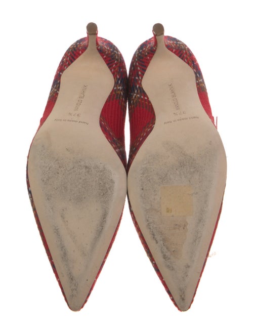 Manolo Blahnik Printed Pumps