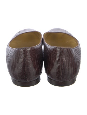 Manolo Blahnik Leather Flats
