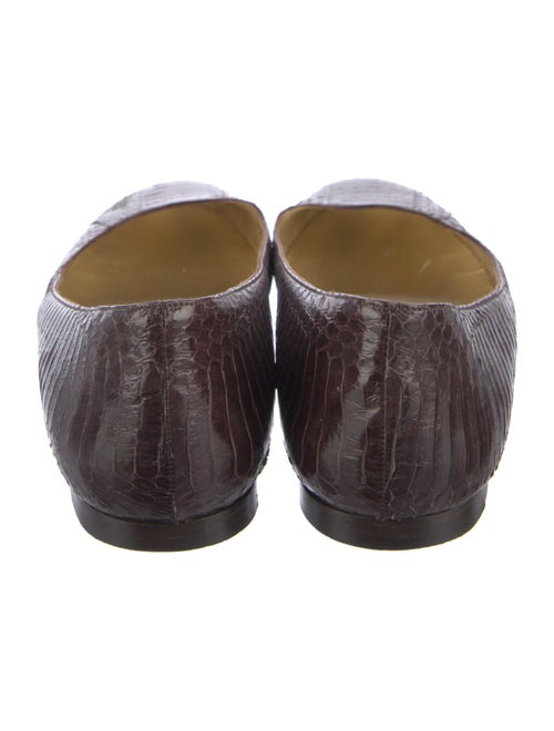 Manolo Blahnik Leather Flats