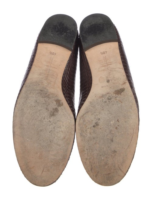 Manolo Blahnik Leather Flats