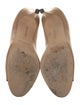 Manolo Blahnik leather mid heel pumps