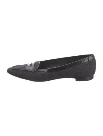 Manolo Blahnik Wool Loafers