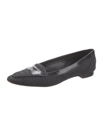 Manolo Blahnik Wool Loafers