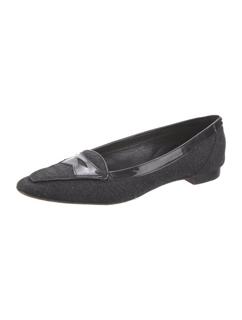 Manolo Blahnik Wool Loafers