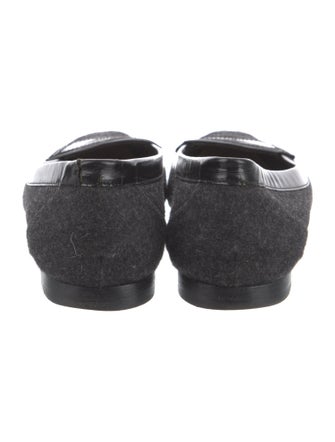 Manolo Blahnik Wool Loafers