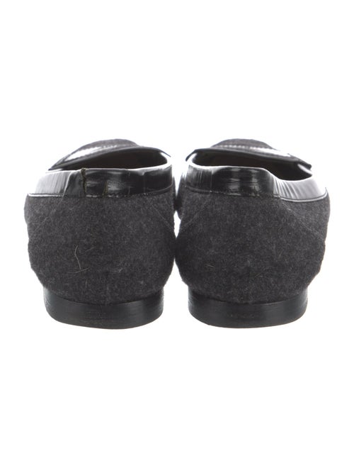 Manolo Blahnik Wool Loafers