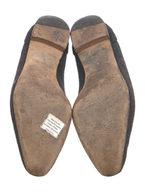 Manolo Blahnik Wool Loafers