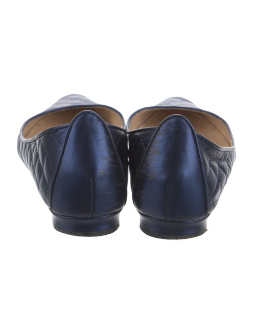 Manolo Blahnik Leather Ballet Flats