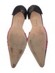 Manolo Blahnik Satin Printed D'Orsay Pumps