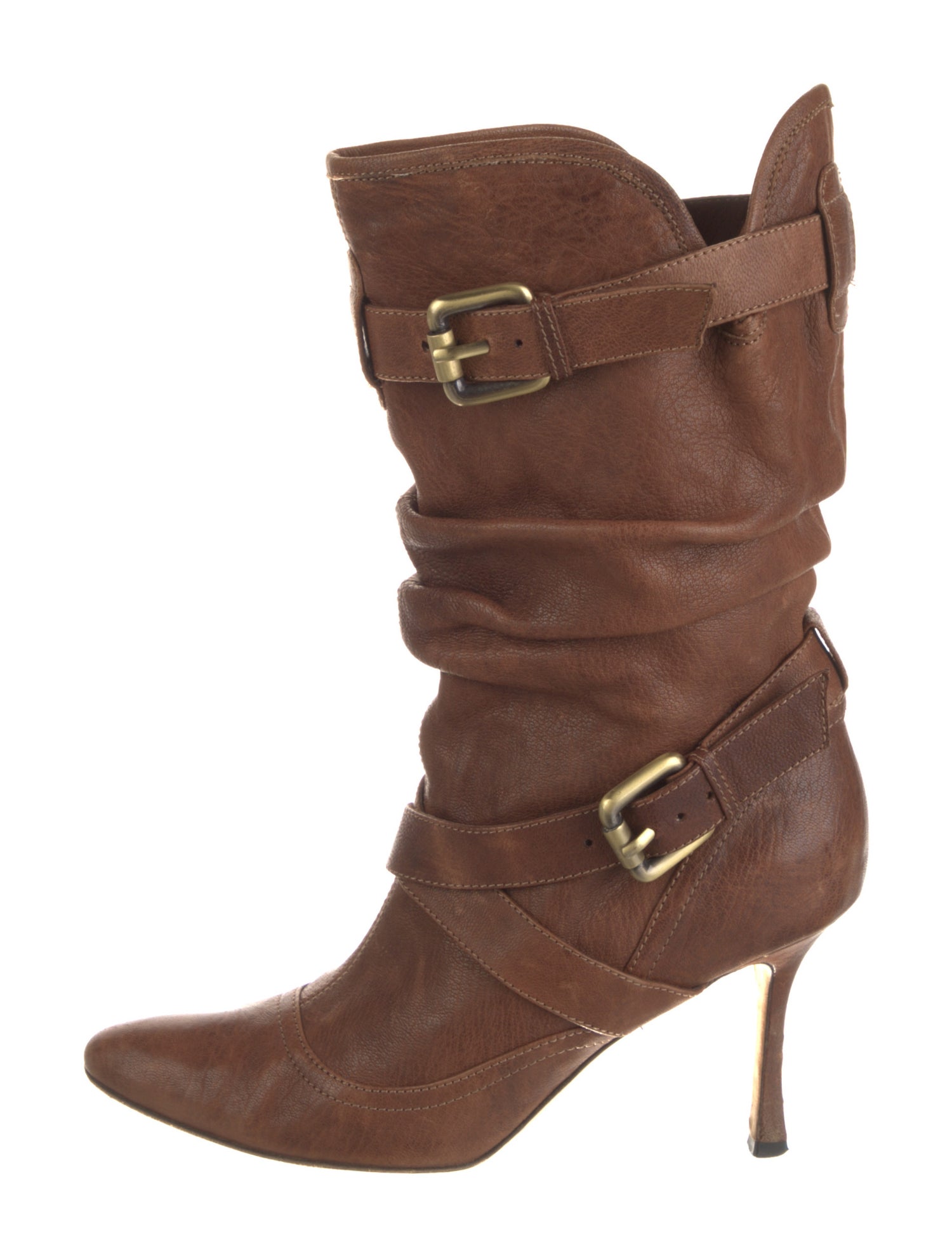 Manolo Blahnik Leather Boots