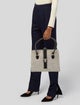 Manolo Blahnik Tweed Top Handle Bag