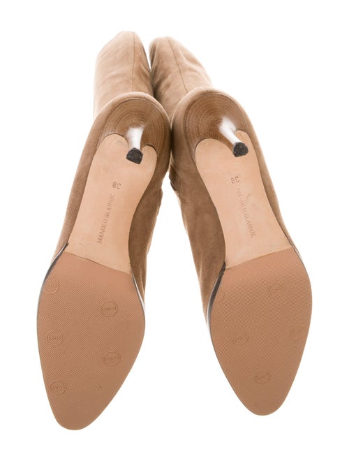 Manolo Blahnik Suede Boots