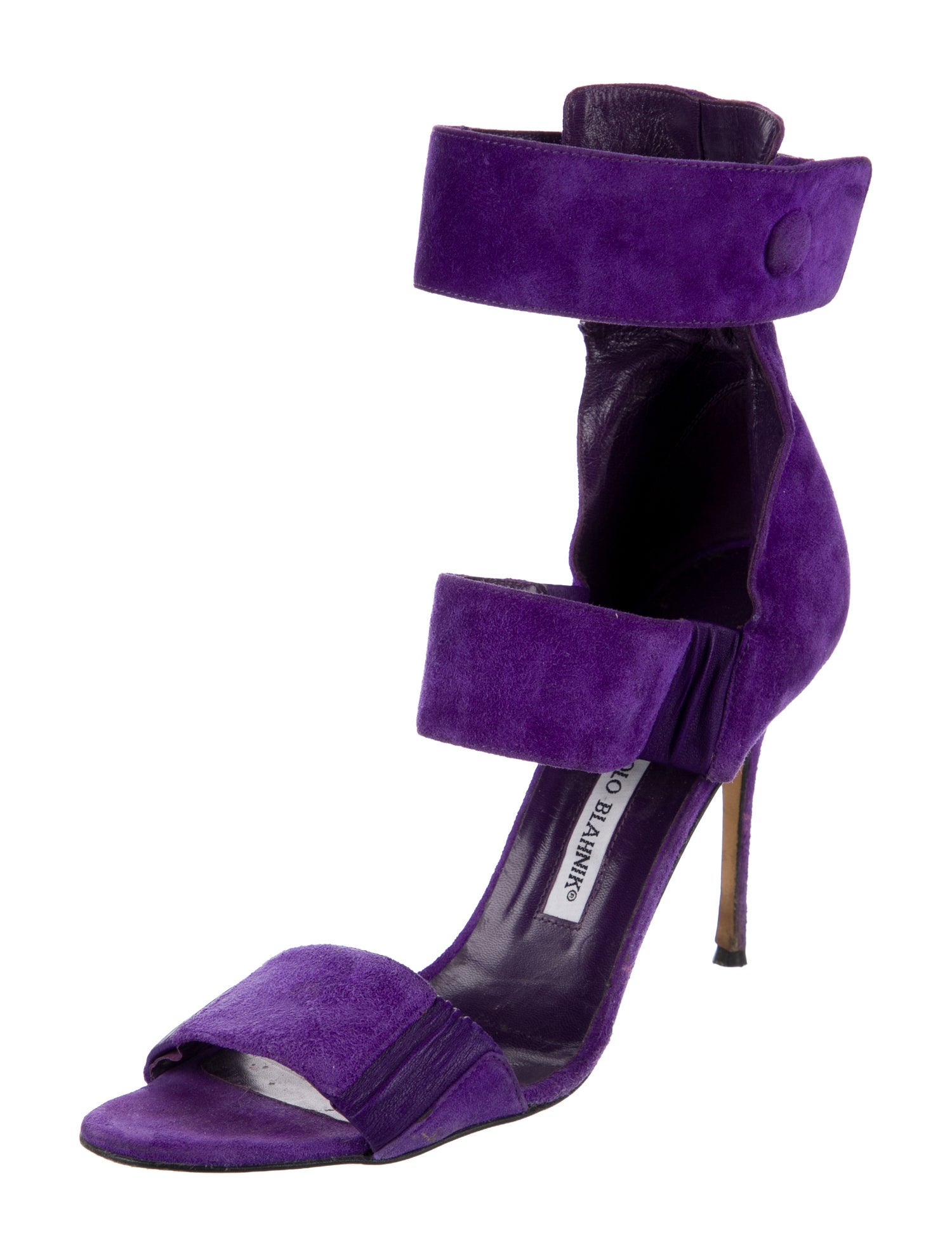 Manolo Blahnik Suede Sandals