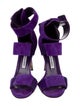Manolo Blahnik Suede Sandals