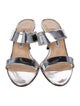 Manolo Blahnik Patent Leather Slides
