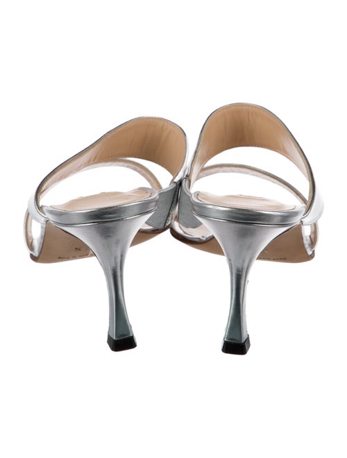 Manolo Blahnik Patent Leather Slides