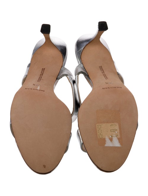 Manolo Blahnik Patent Leather Slides